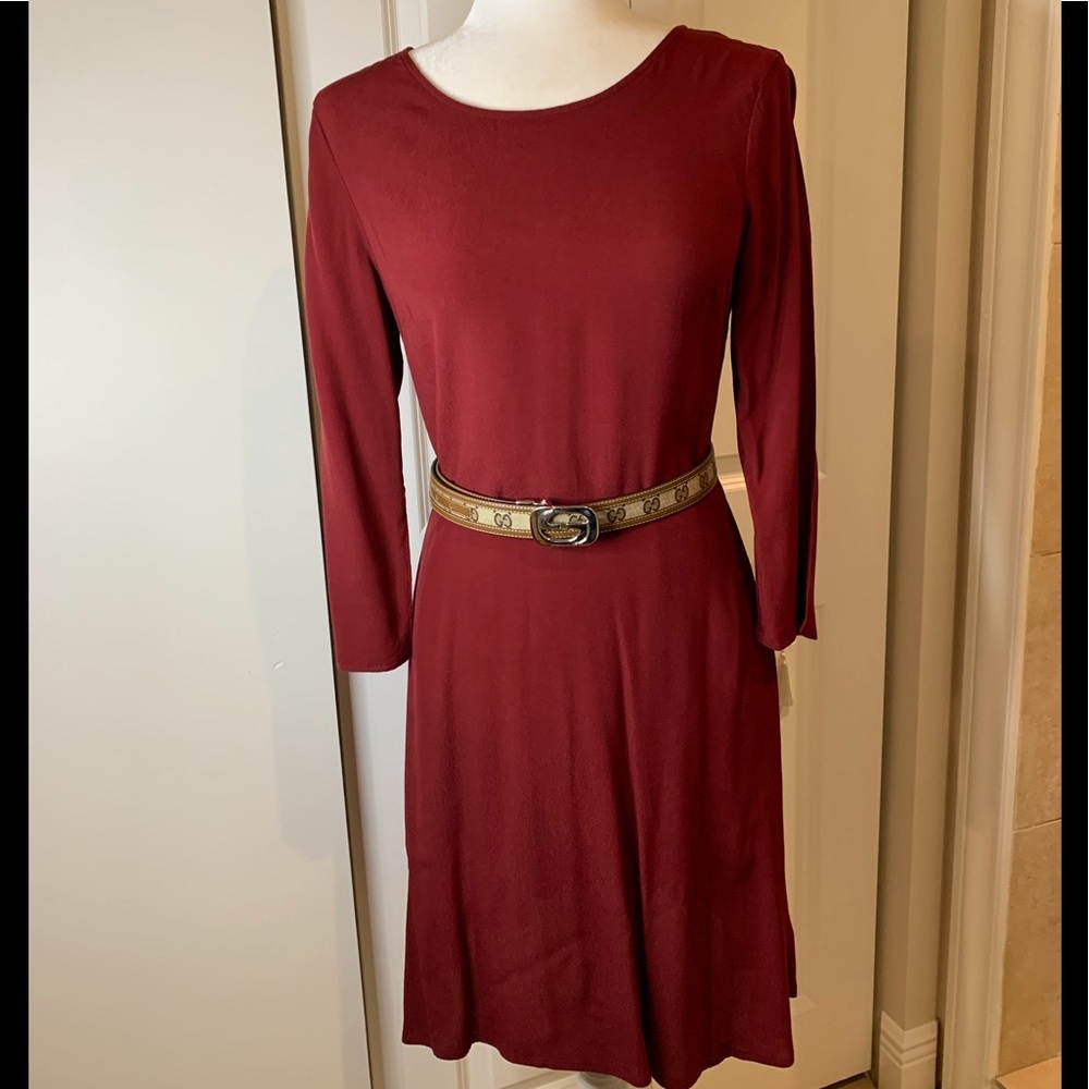 Gap Fit & Flare Midi Dress๐